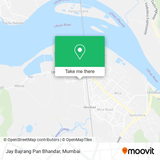 Jay Bajrang Pan Bhandar map