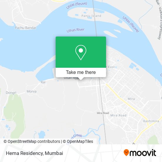 Hema Residency map