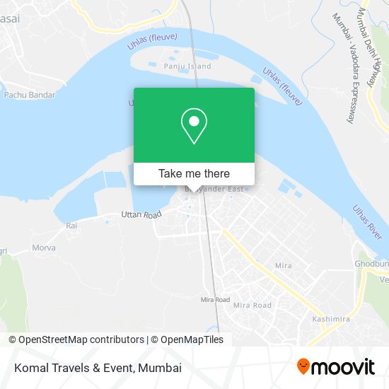 Komal Travels & Event map
