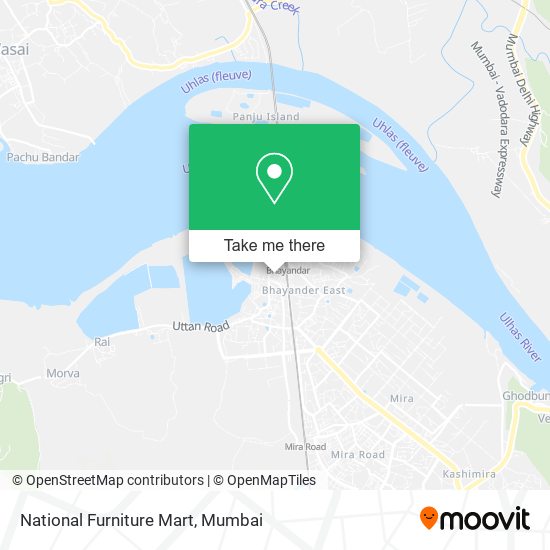 National Furniture Mart map