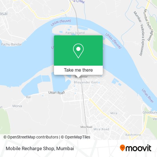 Mobile Recharge Shop map