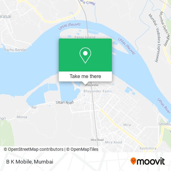 B K Mobile map