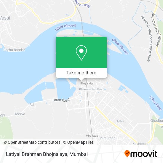Latiyal Brahman Bhojnalaya map
