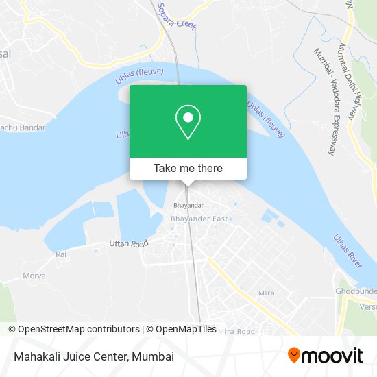 Mahakali Juice Center map