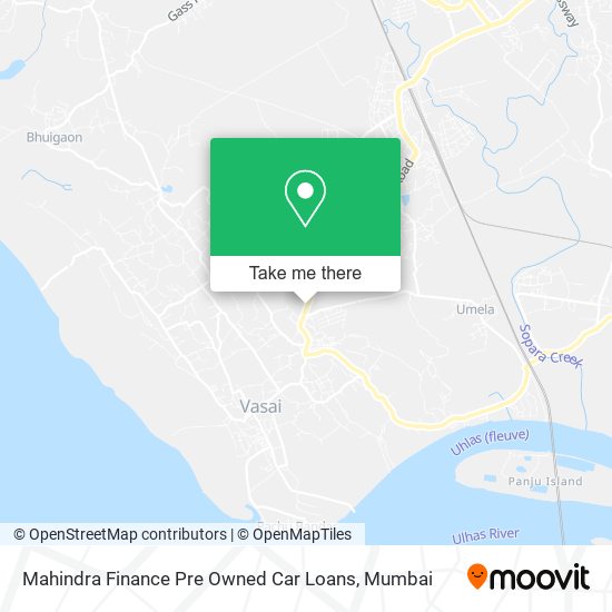 Mahindra Finance Pre Owned Car Loans map