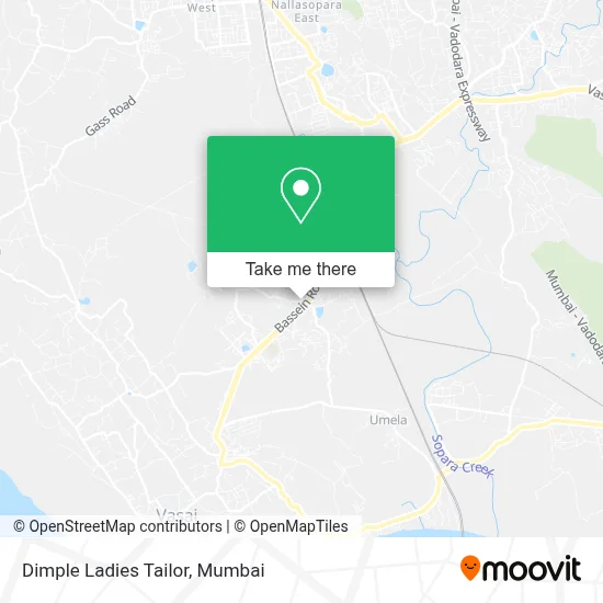 Dimple Ladies Tailor map