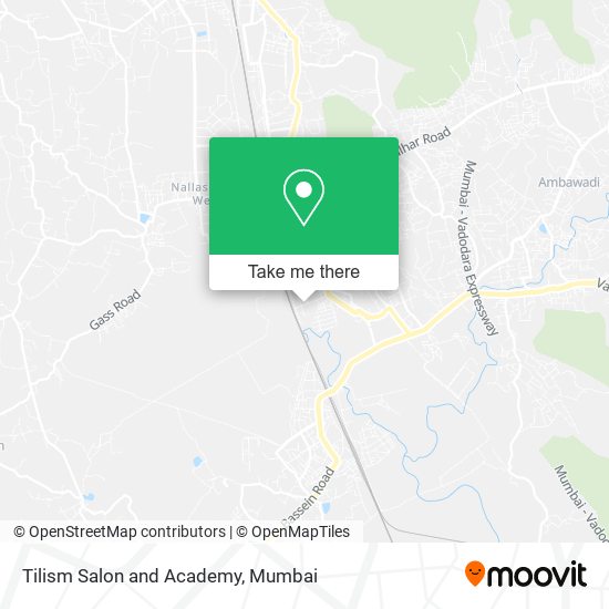Tilism Salon and Academy map