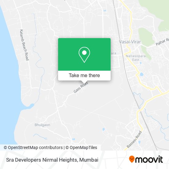 Sra Developers Nirmal Heights map