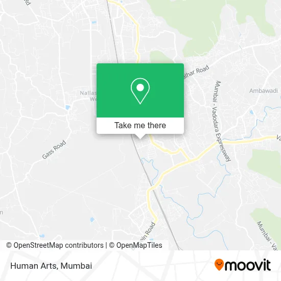 Human Arts map