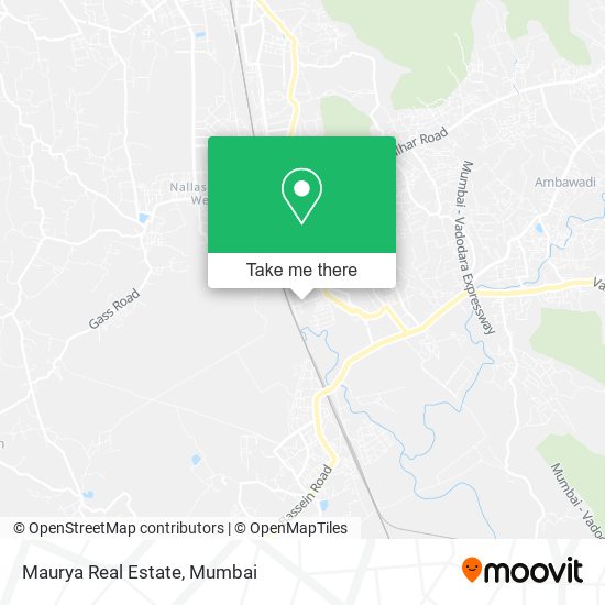 Maurya Real Estate map