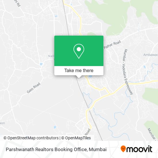 Parshwanath Realtors Booking Office map