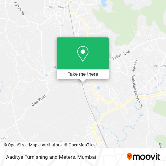 Aaditya Furnishing and Meters map