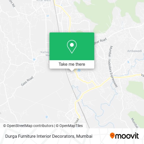 Durga Furniture Interior Decorators map