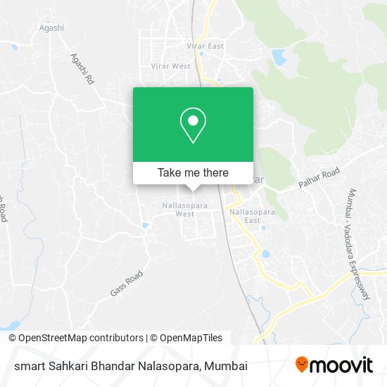 smart Sahkari Bhandar Nalasopara map