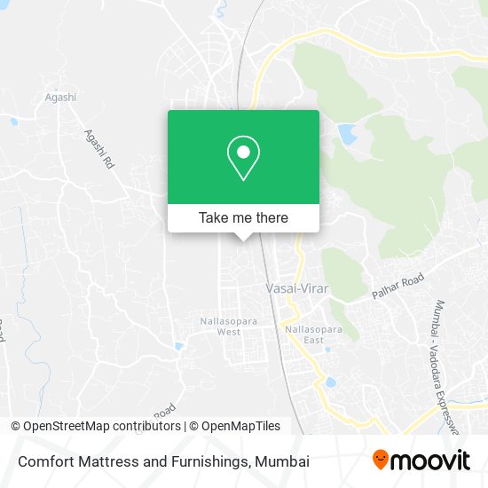 Comfort Mattress and Furnishings map