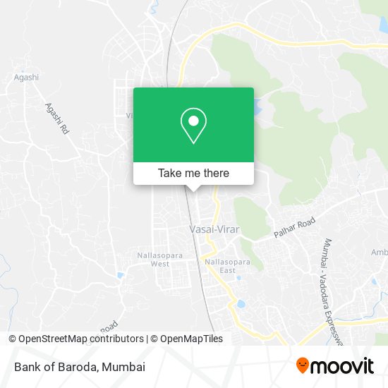 Bank of Baroda map