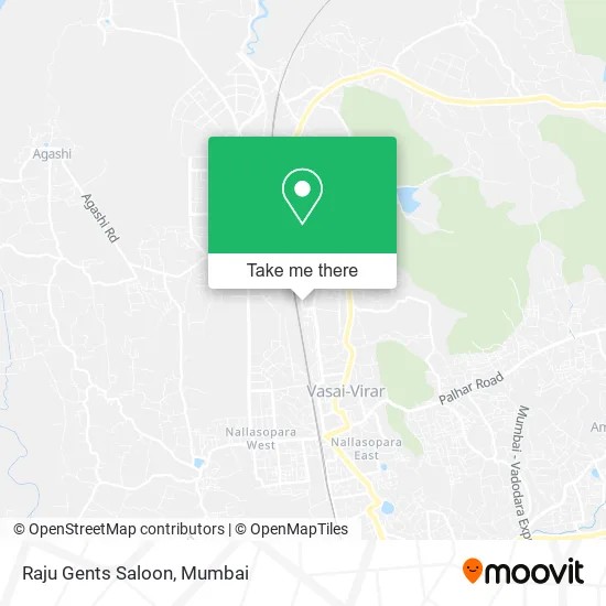 Raju Gents Saloon map