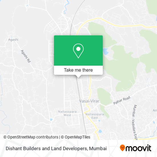 Dishant Builders and Land Developers map