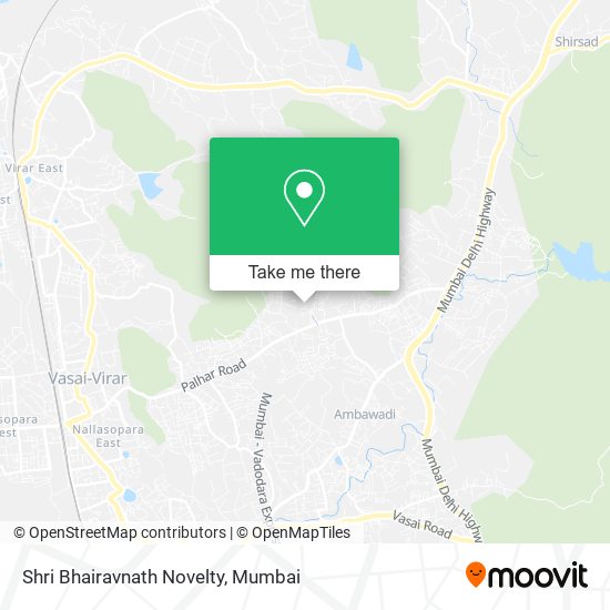 Shri Bhairavnath Novelty map