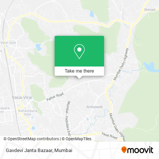 Gavdevi Janta Bazaar map