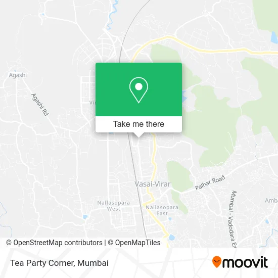 Tea Party Corner map