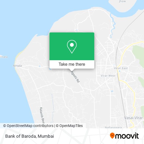 Bank of Baroda map