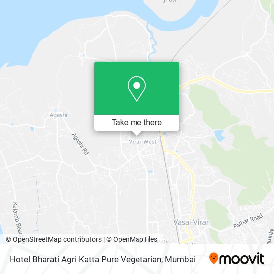Hotel Bharati Agri Katta Pure Vegetarian map