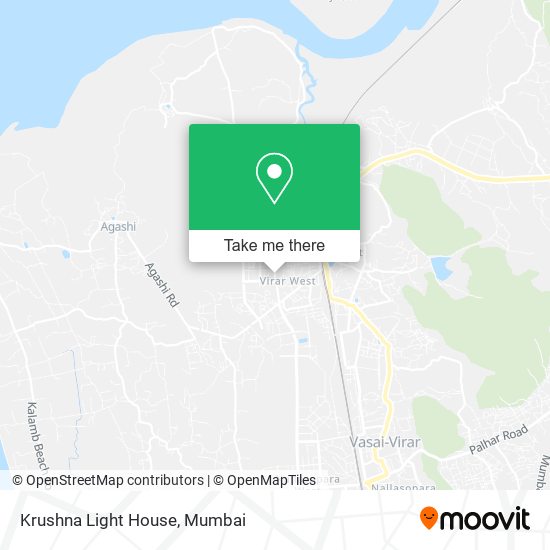 Krushna Light House map