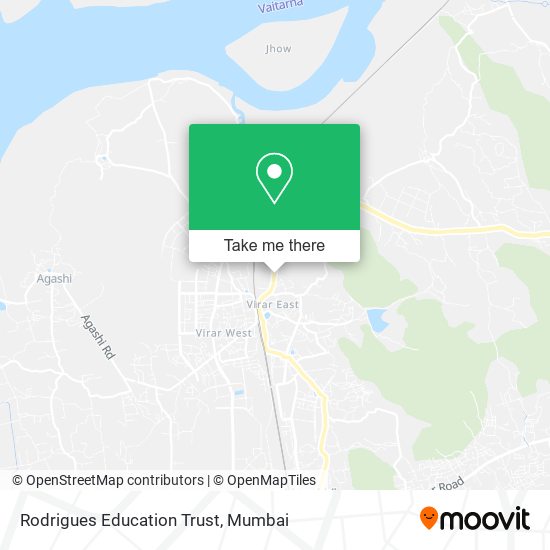 Rodrigues Education Trust map