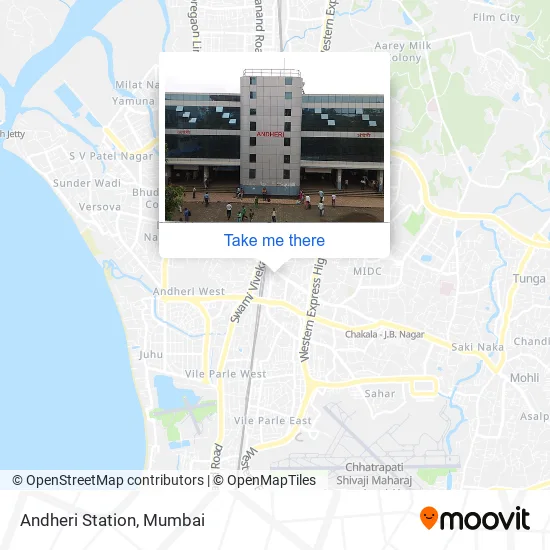 Andheri Station map