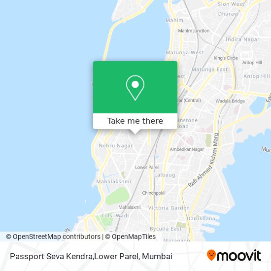 Passport Seva Kendra,Lower Parel map