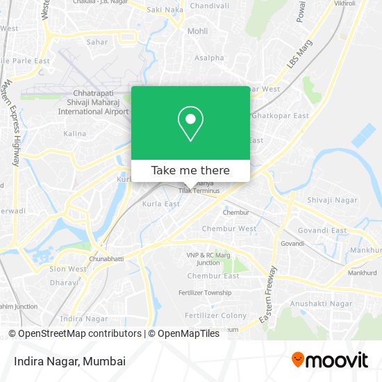 Indira Nagar map