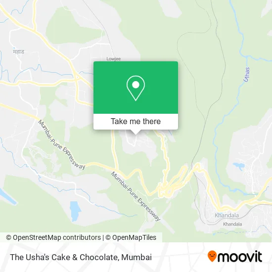 The Usha's Cake & Chocolate map