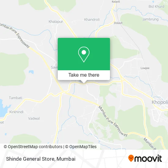 Shinde General Store map