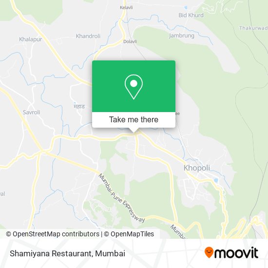 Shamiyana Restaurant map