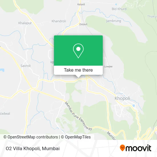 O2 Villa Khopoli map