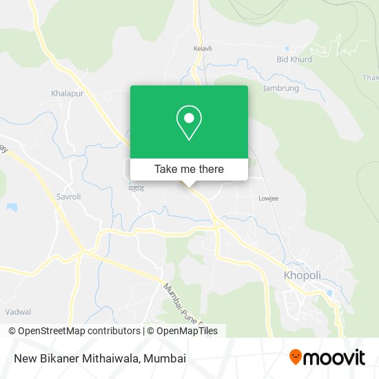 New Bikaner Mithaiwala map