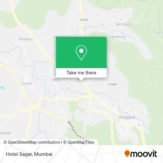 Hotelsagar map
