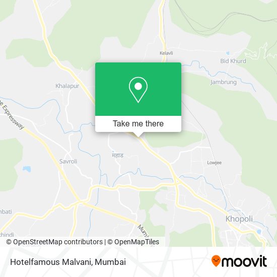 Hotelfamous Malvani map