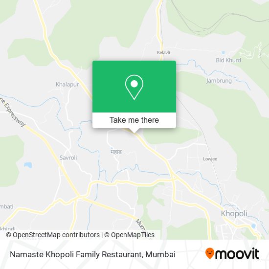 Namaste Khopoli Family Restaurant map