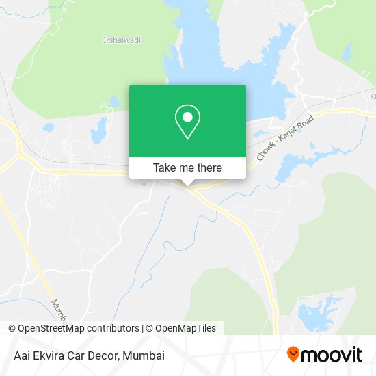 Aai Ekvira Car Decor map