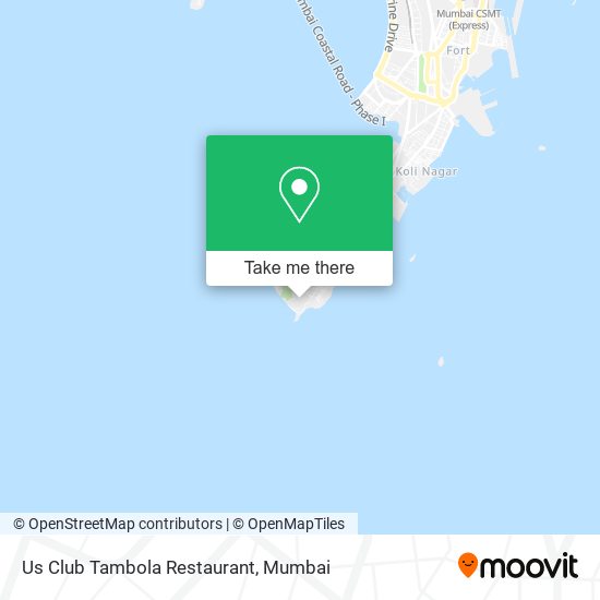 Us Club Tambola Restaurant map