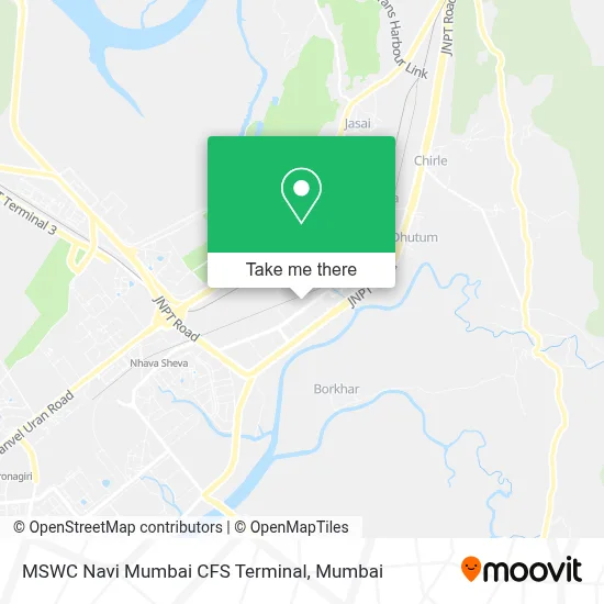 MSWC Navi Mumbai CFS Terminal map