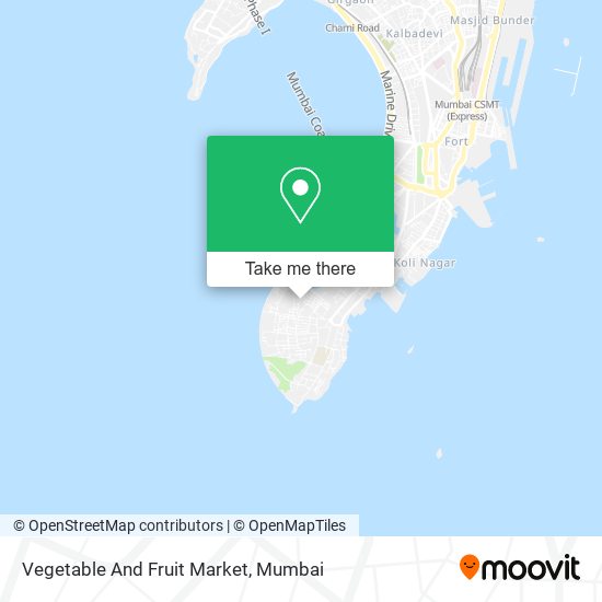 Vegetable And Fruit Market map