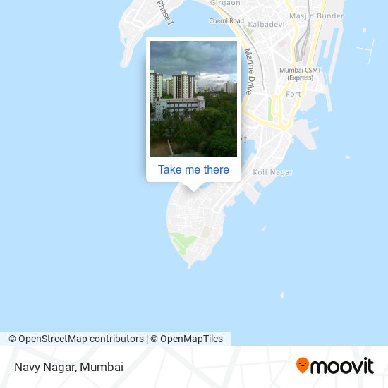 Navy Nagar map