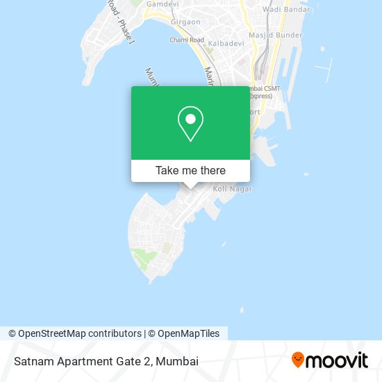 Satnam Apartment Gate 2 map