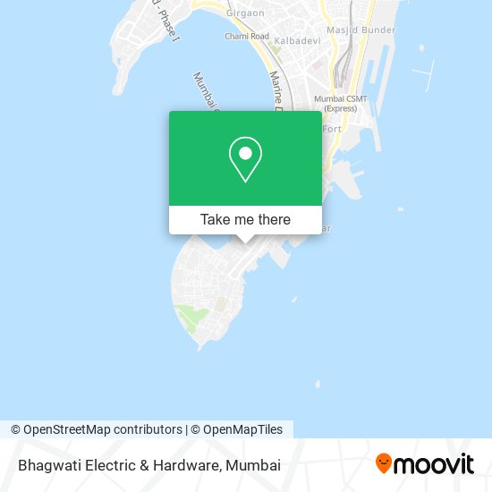 Bhagwati Electric & Hardware map