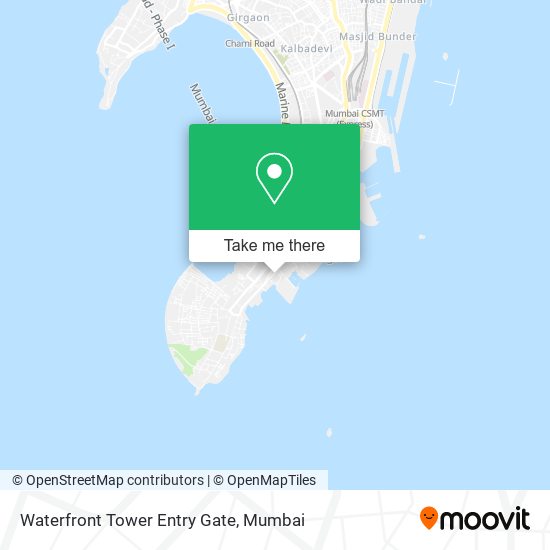 Waterfront Tower Entry Gate map