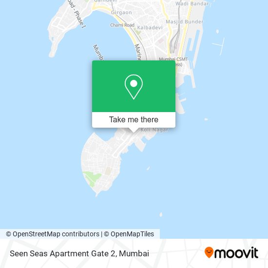 Seen Seas Apartment Gate 2 map