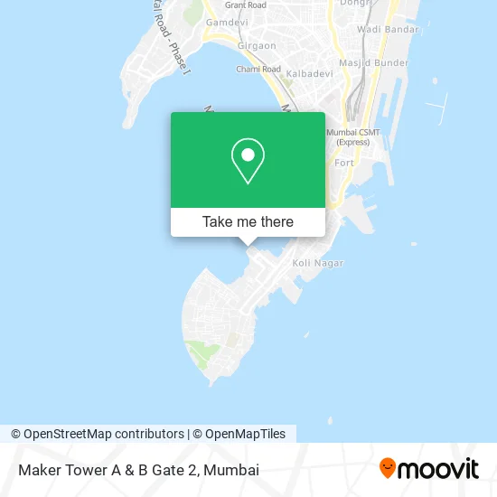 Maker Tower A & B Gate 2 map
